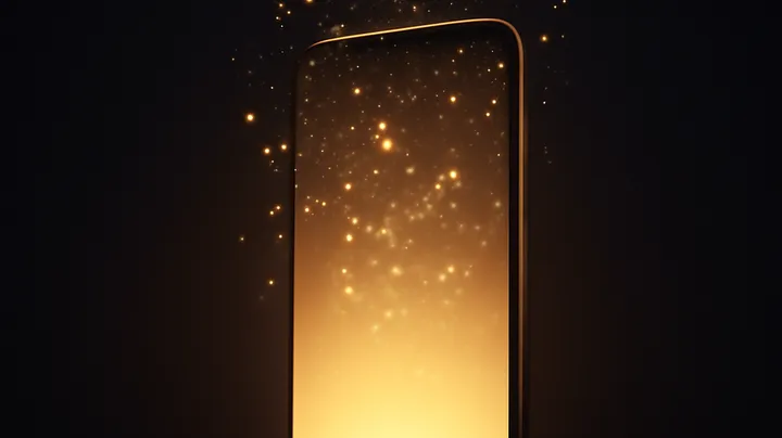 6SIX BET COM Modern phone with glowing screen